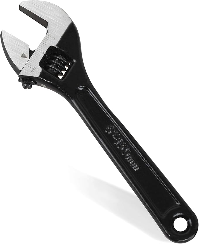 CNGGV 6" Adjustable Wrench Fits for Automotive Plumbing and Home Improvement