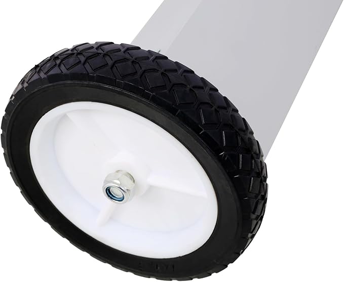 Henf Rolling Magnetic Sweeper, Heavy Duty Magnet Roller Magnetic Pickup Sweeper with Wheels, Quick Release Latch and Adjustable Long Handle for Nails Needles Screws Collection (24 Inch-1)