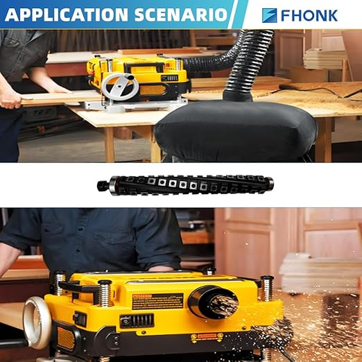13-inch Spiral Helical Cutterhead for DeWalt DW735, DW735X, DW735-XE Thickness Planer (13 inch)