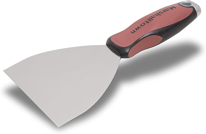 MARSHALLTOWN DuraSoft Handle Putty & Joint Knife, 127mm Length, Stainless Steel, Flex Handle w/Empact End, Joint Knife, JK884SSD
