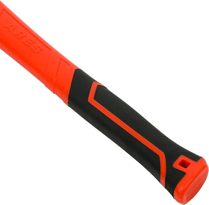 ARES 23059 – 2-Piece Fiberglass Handle Double Faced Soft Mallet Set – Rubber Mallets Deliver Softened Strikes for Delicate Materials - Woodworking, Automotive, and More