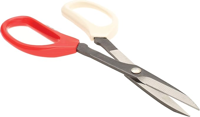 The Beadsmith Plate Shears ??Metal Elements ??Heavy Duty Scissors ??Made of Carbon Steel ??8 Inches/20.3mm Long, 1.75in/44.45mm Cutting Blades ??Cuts Up to 20 Gauge Metal Sheet Stock