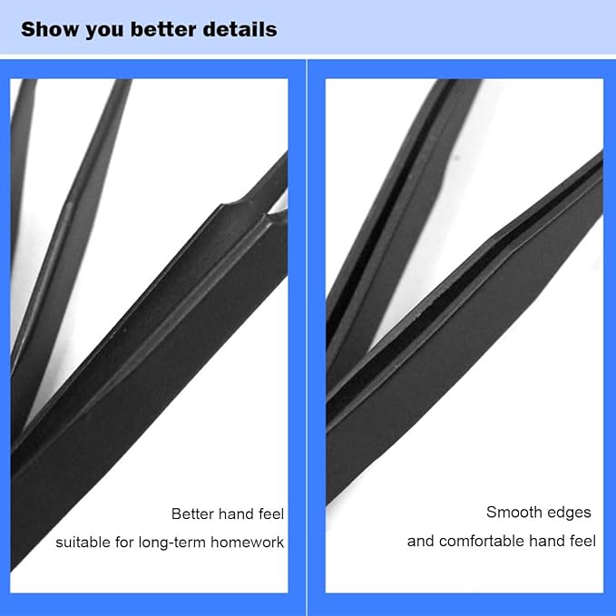 8 pieces precision tweezers for crafts for crafting stickers jewelry fine point stainless tweezers set electronics tools