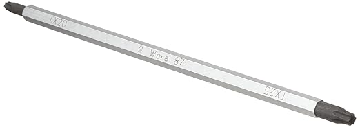 Wera 05002973001 Vario 87 Torx Combination Blade for Vario Handle Screwdriver, TX20, TX25 Head, 175mm Blade Length