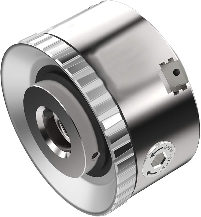 Easy Wood Tools C2000 1-1/4" x 8 TPI Threads Wood Turning Lathe Quick Change 4 Jaw Chuck with Zoom Ring, Snap Lock Technology and Stainless Steel Chucking Screw