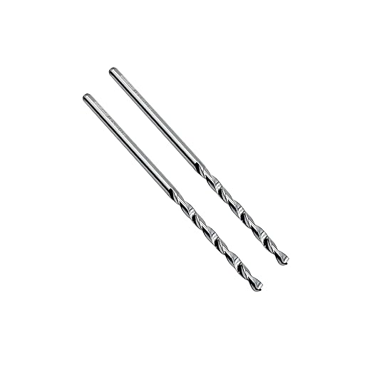 1/16" Solid Carbide Jobber Drill Bits with Straight Shank and 118째 Point Angle, Made from Tungsten Carbide Material,2-Piece