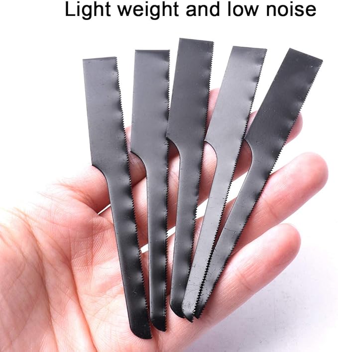 ATOPLEE 5pcs 24T Reciprocating Air Saw Blades, Bi-Metal Hacksaw Blades Power Cutting Tool Air Body Saw Hacksaw Blades Tools