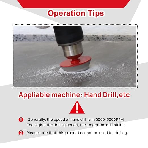 DT-DIATOOL Diamond Beveling Chamfer Bit 1 Inch with Hex Shank, 2-Pack for Tile Porcelain Ceramic Granite Marble Existing Holes Enlarging Polishing Shaping Trimming Repairing