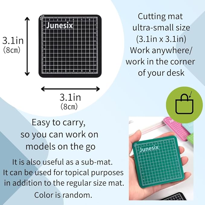3-Piece Model Tool Set ??Tamiya Modeler?셲 Knife PRO, Tamiya Curved Tweezers & Cutting Mat