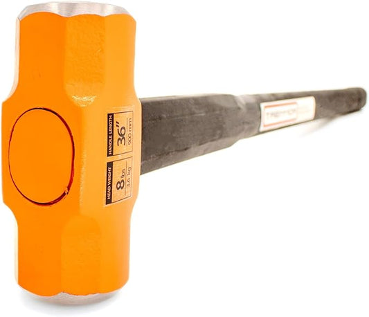 TREMMOR | IRON CORE Sledge Hammer (8 LB. Head, 36 inch Handle)