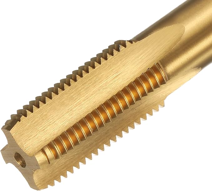 uxcell Metric Thread Tap M15 x 1.5 H2 160mm Straight Flute Screw Thread Milling Machine Taps Threading Tapping Repair Tool