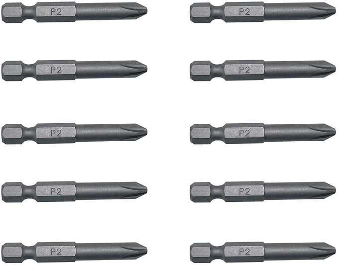 #2 X 2" PHILLIPS HEAD Quick Change BIT (10 PACK)