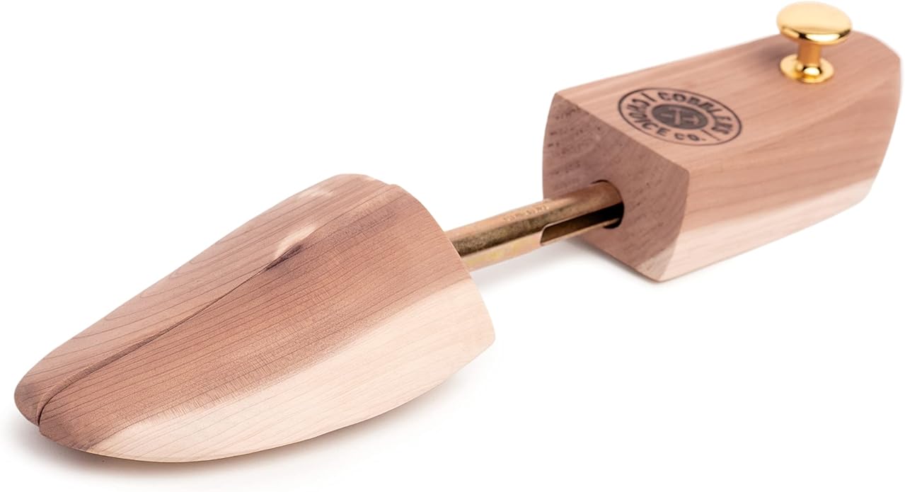 Cobbler's Choice Cedar Shoe Tree - Made With All Natural Aromatic Cedar Wood
