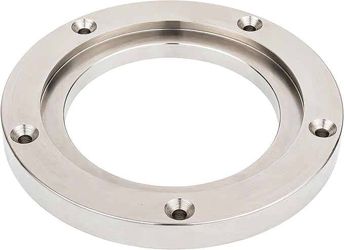 5??130mm Faceplate Ring for Woodturning Lathe Chucks, allows the workpiece to be securely clamped by the chuck's dovetail jaws,Compatible with Super NOVA 2, G3.