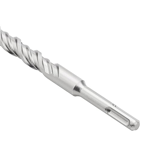 1/2 in x 6.3 in (12 x 160mm) SDS Plus Rotary Hammer Drill Bit, Concrete Drill Bit for Concrete, Brick, Cement and Stone, Length (Length : 160mm / 6.3 inch, 1/2 inch （ 12mm)