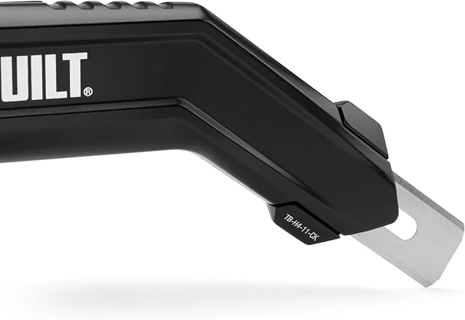 ToughBuilt ??Carpet Knife, Heavy-Duty Fixed Utility Knife with Ergonomic Handle and Quick-Change Blade Mechanism, Precision Cutting Design for Carpet, Vinyl & Flooring Applications (TB-H4-11-CK)