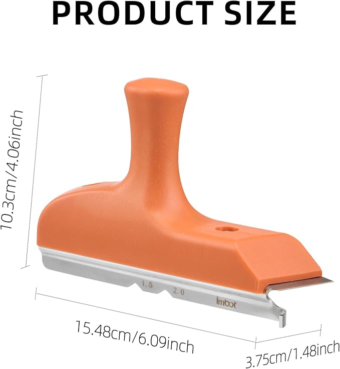 Imbot Edge Banding Trimmer With Stainless Steel Blade，Woodworking Trimmer For Deburring, Edge Planing,Correcting Wood Edges, Woodworking, Veneer, Edge Banding Trimming Tool, Gift For Dad.