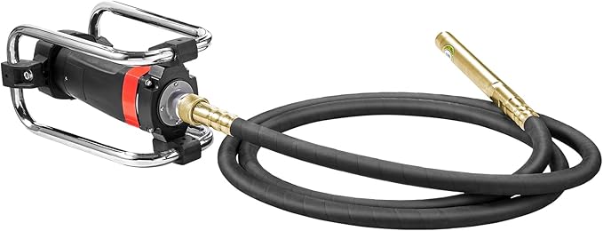 VEVOR Concrete Vibrator, 1300W Power, 16000 Vibrations Per Minute, Durable 2HP Copper Engine, Portable for Construction, Comes with 14.75ft Shaft, Ideal for Removing Air Pockets & Smoothing
