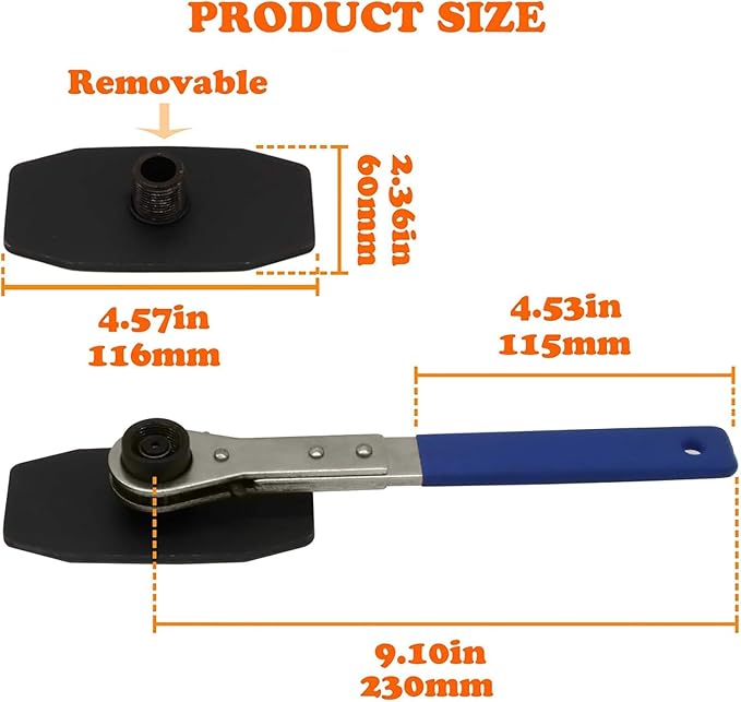 Brake Tools, Brake Caliper Tool, 4 in 1 Universal Disc Brake Caliper Compression Tool, Caliper Piston Compressor Tool with 2 Brake Caliper Hooks