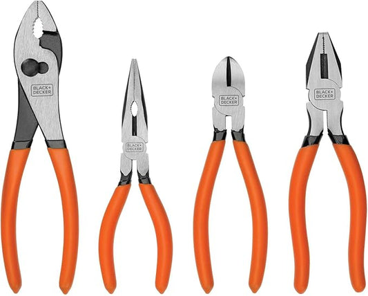 BLACK+DECKER Plier Set, 4-Piece (BDHT84002)