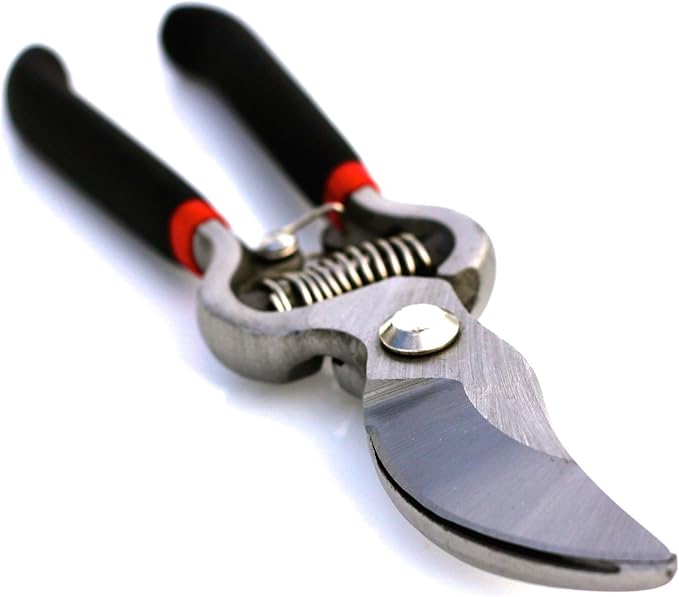 Garden Guru Classic Bypass Pruning Shears Clippers ??Heavy Duty Forged Steel Pruners ??Non Slip Comfort Grips ??Cuts up to 1??Diameter ??Professional Bypass Pruners Black - 1 Case (60 Pcs)