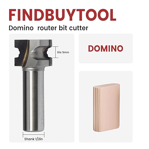 FINDBUYTOOL Domino Router Bit for Festool (D5)