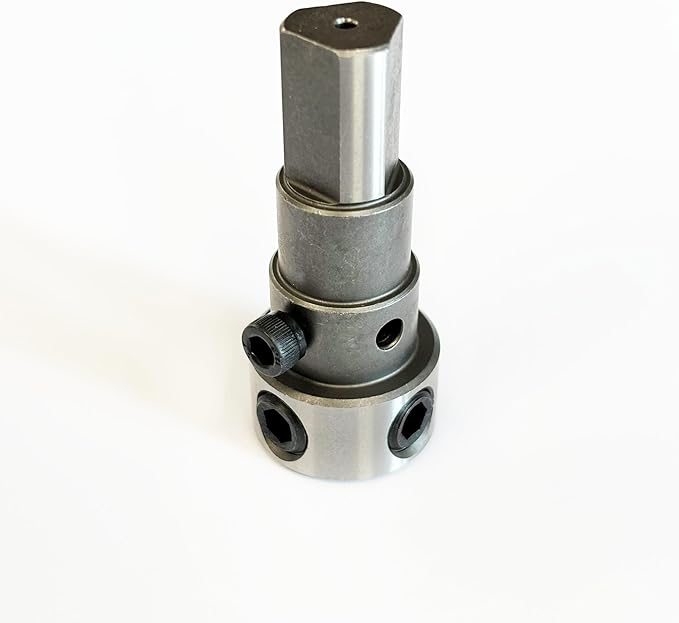 CS Unitec | 7-9-200 | Three-Flats Weldon Shank Adaptor - for Converting the Geared Chuck to a 3/4" Shank for Annular Cutters. 2" Length, 3/4" Shank - Made in USA