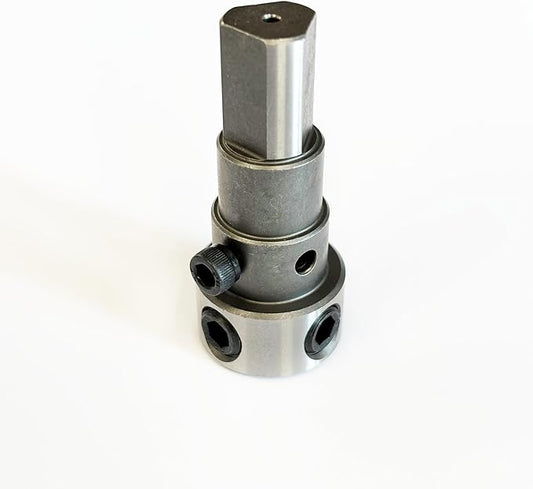 CS Unitec | 7-9-200 | Three-Flats Weldon Shank Adaptor - for Converting the Geared Chuck to a 3/4" Shank for Annular Cutters. 2" Length, 3/4" Shank - Made in USA