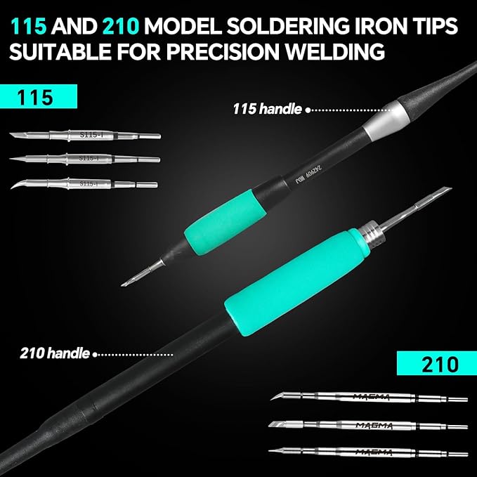 SUGON T3602 Professional Soldering Station 2 Sec Rapid Heat Up, with 6 Soldering Iron Tip, 110V Soldering Iron Station with Temperature Adjustment 212-842째F,Solder Iron Replacement Rack etc