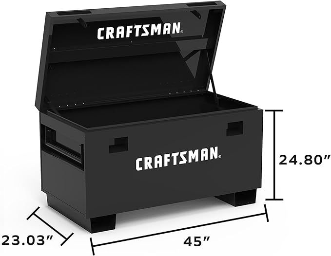 45" Craftsman Jobsite Box in Black