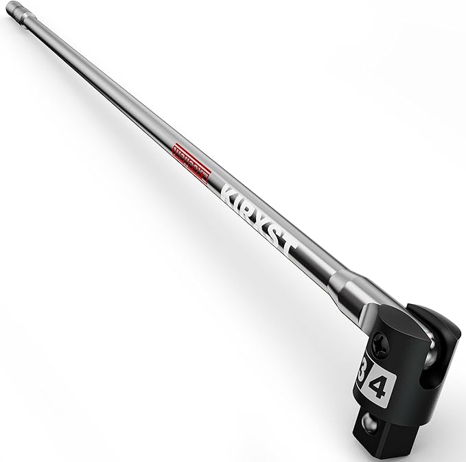 41-Inch 3/4??Drive Breaker Bar, Heavy Duty Extension Breaker Bar, 250째 Rotatable Head, Premium Chromium Molybdenum Steel, Mechanical Work, Automobile and Motorcycle Maintenance and Repair