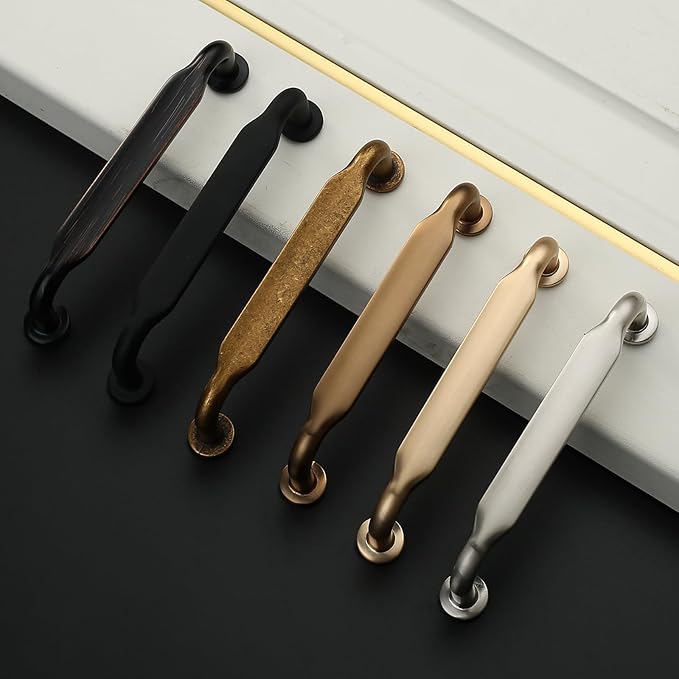 Asidrama 10 Pack 3.75 Inch(96mm) Oil Rubbed Bronze Kitchen Cabinet Handles, Cabinet Pulls Kitchen Cabinet Hardware for Cupboard Drawer Pulls