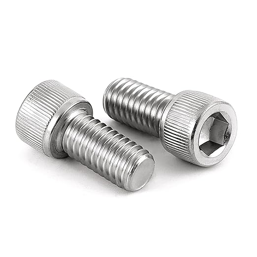 MewuDecor M8-1.25 x 18mm Socket Head Cap Screws, Stainless Steel 18-8, DIN 912, Allen Socket Drive, Full Thread, Bright Finish, 20 PCS