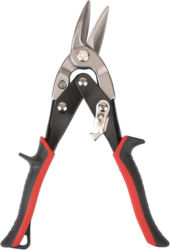 Aviation Tin Snips with Chrome Vanadium Steel Blades, Straight, Left, and Right Cutting Options, and Enhanced TyreGrip Handle for Optimal Comfort and Safety - 3 Pack Combo
