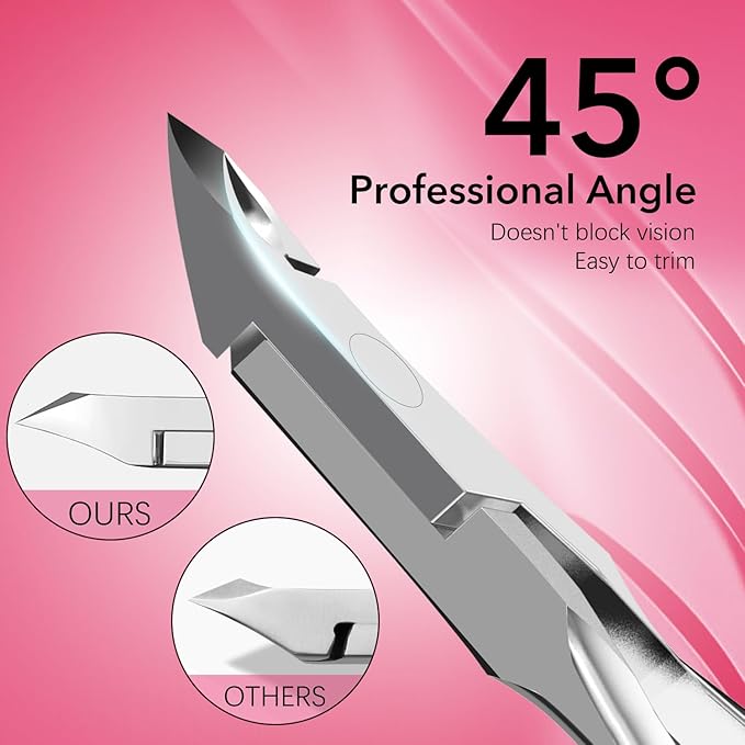 Professional Cuticle Trimmer Stainless Steel Cuticle Nippers Ultra Sharp Manicure Nail Cuticle Clippers Nail Tools