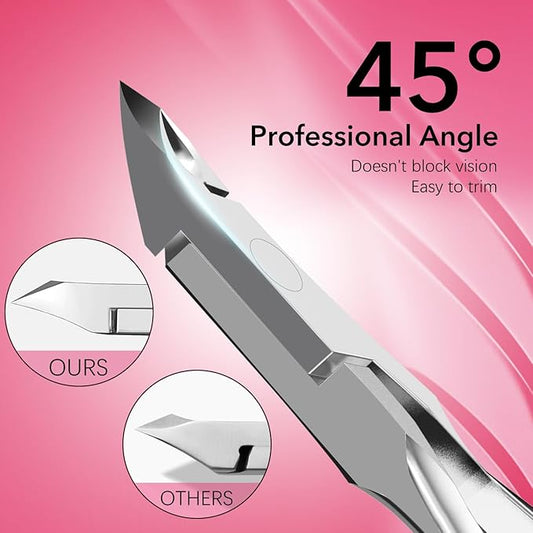 Professional Cuticle Trimmer Stainless Steel Cuticle Nippers Ultra Sharp Manicure Nail Cuticle Clippers Nail Tools