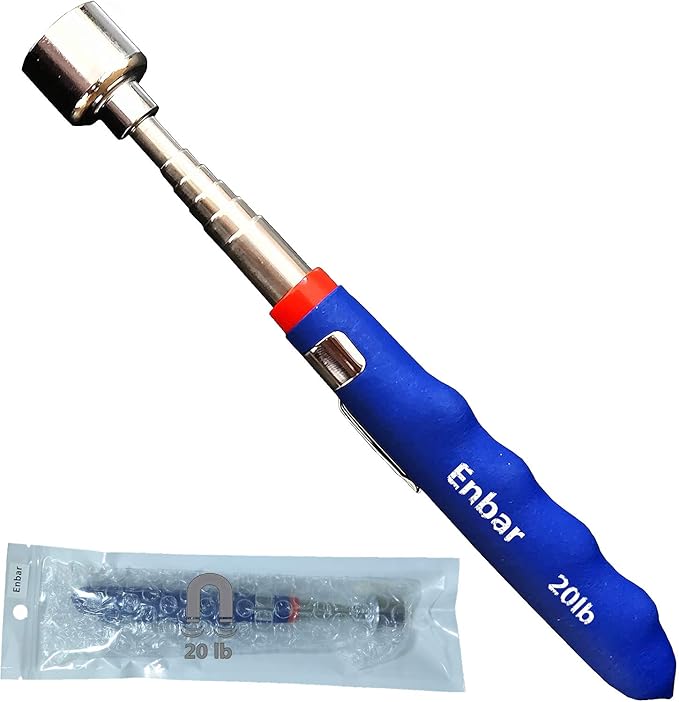 Gifts for Men,20lbs Magnetic Telescoping Pick Up Tool for Small Metal Tools Extendable Extends from 7 to 31 in,Useful for Hard-to-Reach Picking Tool,for Men, DIY Handyman, Father/Dad, Husband.