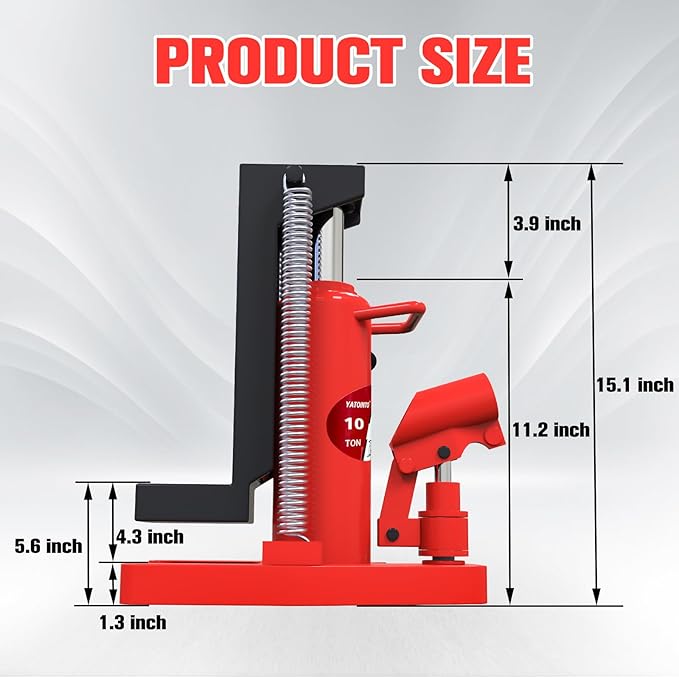 5 Ton/10 Ton Toe Jack | 2-in-1 Hydraulic Bottle Jack with Pump Handle Dual Purpose Lifting Capabilities for Top and Toe, for Car Farm Home