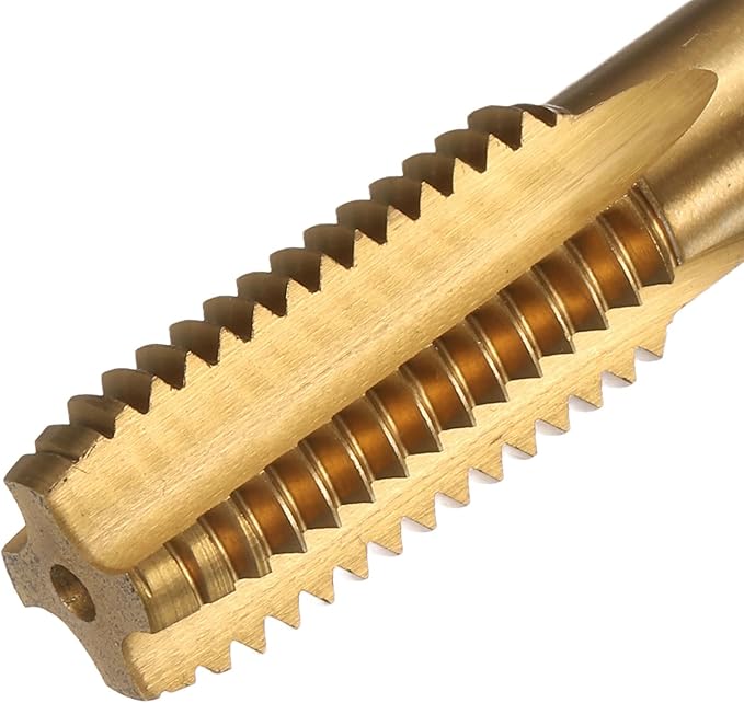 uxcell Metric Thread Tap M14 x 2 H2 130mm Straight Flute Screw Thread Milling Machine Taps Threading Tapping Repair Tool