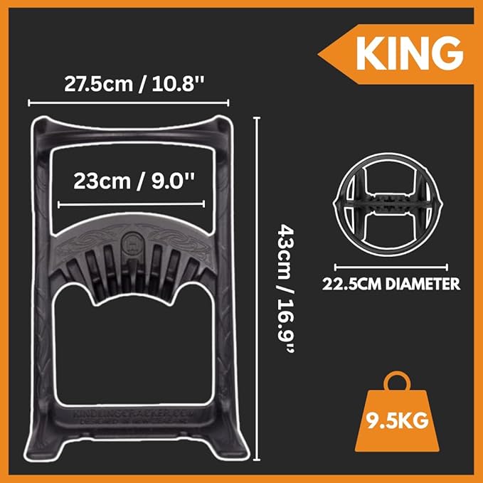 Kindling Cracker XL Kindling Cracker King Firewood Splitter - Kindling Splitter Wood Splitter Wood Splitting Wedge Manual Log Splitter Wedge