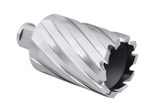 Accusize Industrial Tools 1-11/16 by 2'' Cutting Depth H.S.S. Annular Cutter with 1 Pc Pilot Pin, 2081-2032Pin