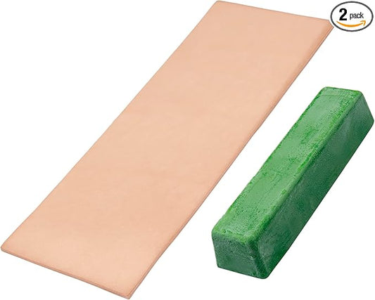 Trend Honing Compound and Leather Strop Kit, Hone & Polish Finish Your Cutting Tools with Ease, DWS/HP/KIT medium