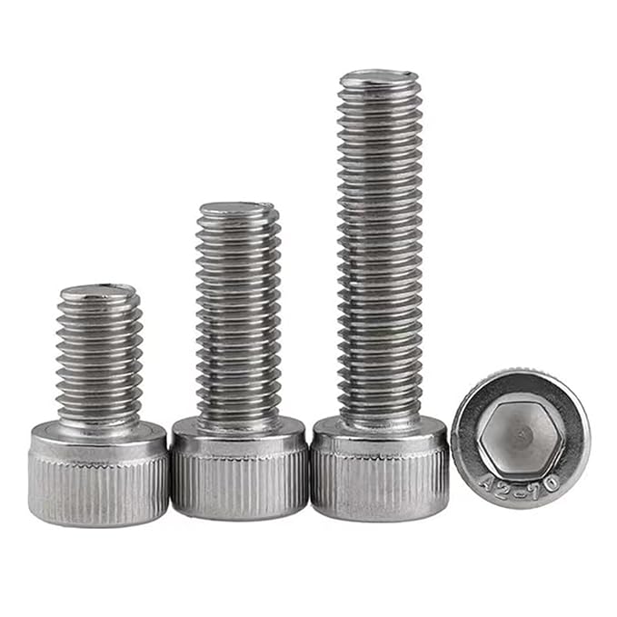 M10-1.5 x 85mm Socket Head Cap Screws Metric, Hex Socket Screw, Allen Socket Drive, 304 Stainless Steel (A2-70), Full Thread, Bright Finish, Machine Thread, DIN912,2 Pcs
