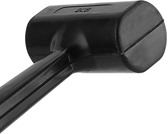 5 Pieces Deadblow Hammer Set, 0.5LB, 1LB, 1.5Lbs, 2LB, 3Lbs Rubber Mallet, Rubber Hammer with Checkered Grip, Spark and Rebound Resistant Hammers