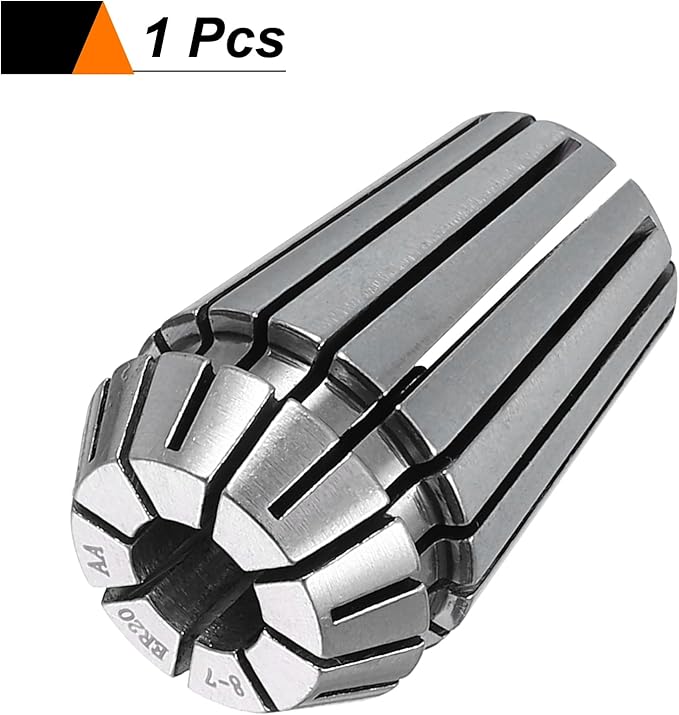 HARFINGTON Spring Collet Chuck ER20 8mm 65Mn Spring Steel Precision Router Collets for CNC Engraving Milling Lathe Tool
