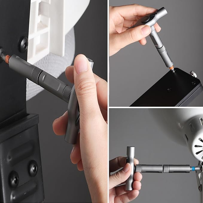 DIY Screwdriver 24 In 1, 2025 New Multi Bit Magnetic Screwdriver Set, 24 in 1 Magnetic Repair Tool with Detachable Handle, Multifunctional Household Wrench Screwdriver Tool Combination Set (2)