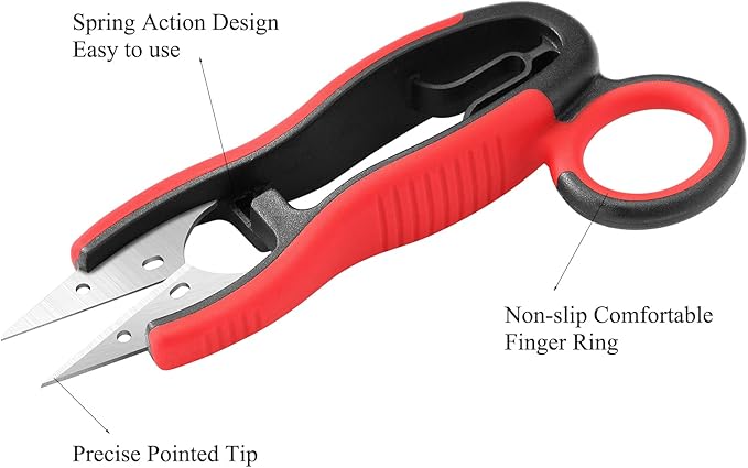 LIVINGO Professional Sewing Scissors Set: 8.5??Heavy Duty Sharp Titanium Coated Forged Stainless Steel Fabric Scissors, 4.5??Small Detail Embroidery Scissors, 5??Thread Snips, Comfort Grip, 3 Pack