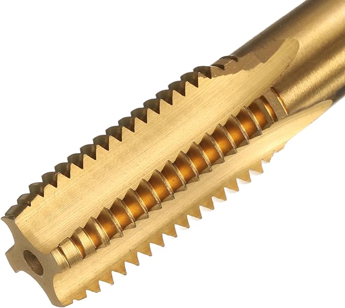 uxcell Metric Thread Tap M15 x 2 H2 160mm Straight Flute Screw Thread Milling Machine Taps Threading Tapping Repair Tool