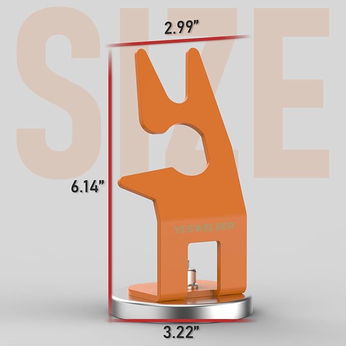 YESWELDER Magnetic TIG Welding Torch Holder Support Welder Stand for TIG Torch Welding Gun Holder with Strong Magnet Base