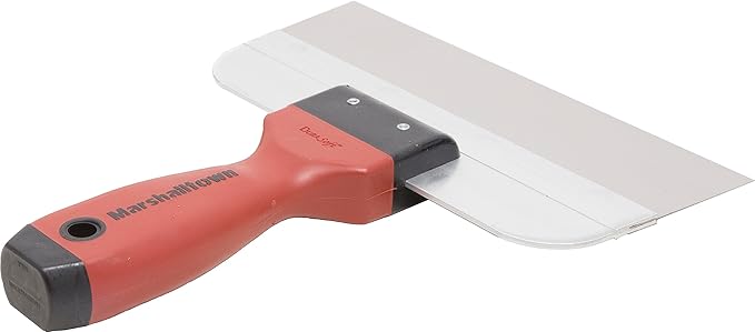 MARSHALLTOWN Narrow Taping Knives, 8 Inch Length, Tempered Stainless Steel Blade, DuraSoft Handle, Made in the USA, 3508SDN